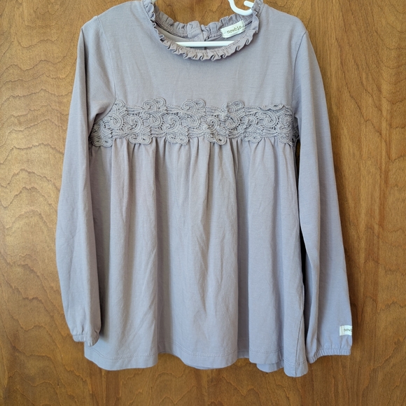 Newbie Girl's Lavender Long Sleeve Top 122/128 Size 7 - Picture 1 of 7